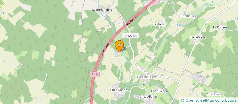 localisation de l'entreprise L EVEIL DES SENS LA DECOUVERTE DE L ENFANT  GRANDJEAN