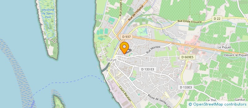 localisation de l'entreprise L'EVEIL DU QI - ECOLE DE TAIJI QUAN à BLAYE