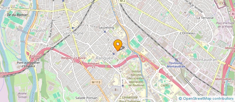 localisation de l'entreprise L'EVEIL EN SCENE à TOULOUSE