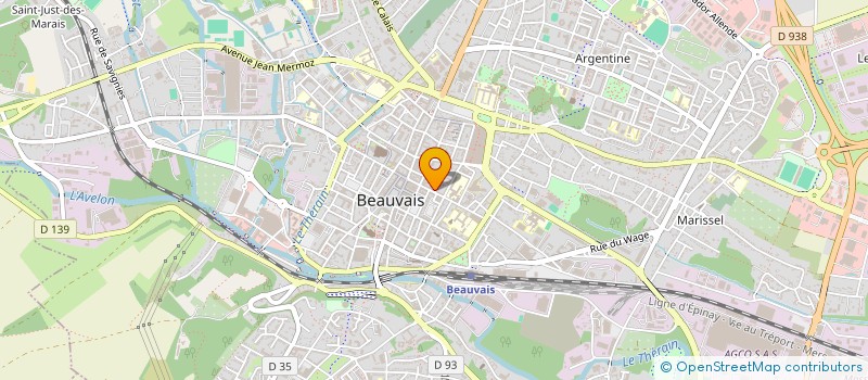 localisation de l'entreprise L'EVEIL GOURMAND  BEAUVAIS