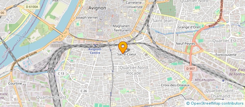 localisation de l'entreprise L'EVEILLEUR  AVIGNON