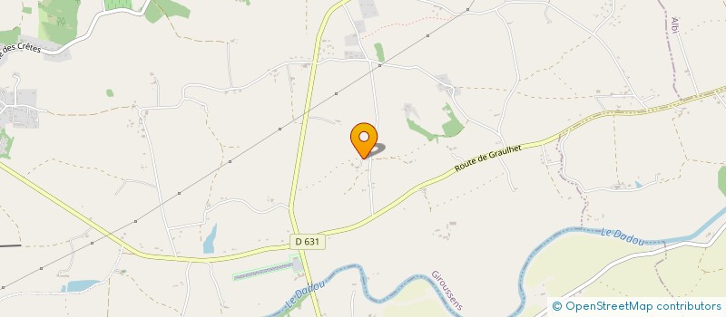 localisation de l'entreprise L'EVEN'ARTS  GIROUSSENS