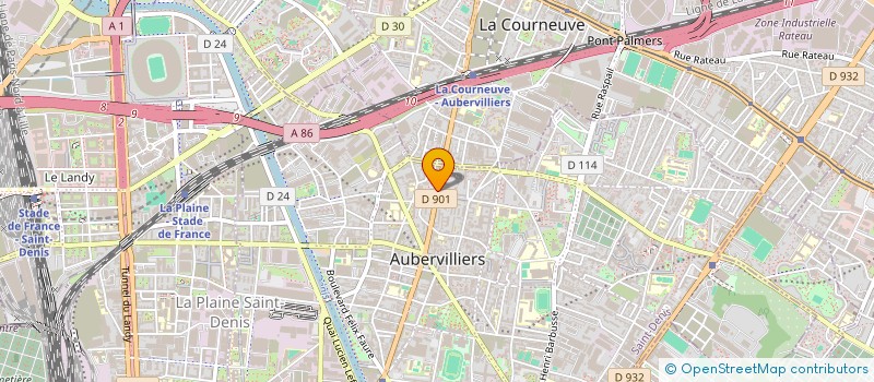 localisation de l'entreprise L'EVENEMENT  AUBERVILLIERS