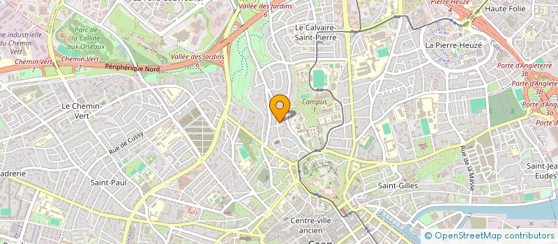 localisation de l'entreprise L'EVENEMENT à CAEN