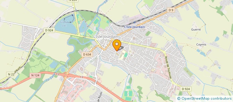 localisation de l'entreprise L'EVENEMENTIEL  L'ISLE-JOURDAIN