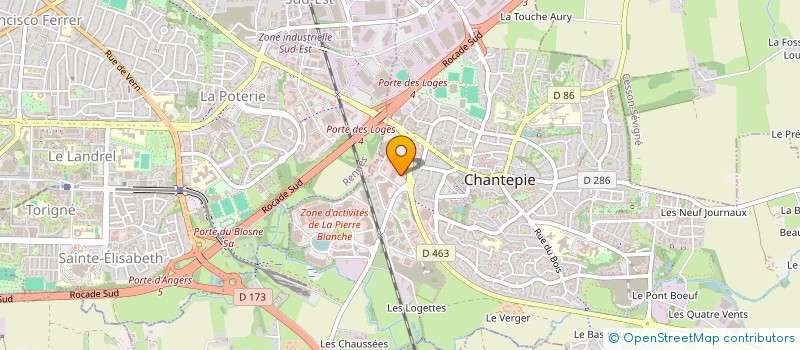 localisation de l'entreprise L-EVENEMENTS  CHANTEPIE
