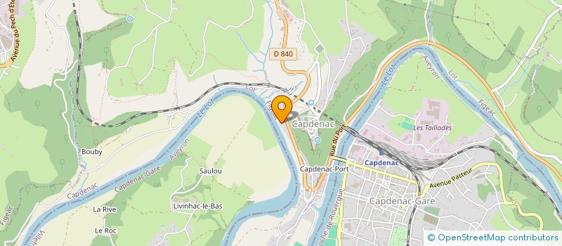 localisation de l'entreprise L EVENTAIL à FIGEAC