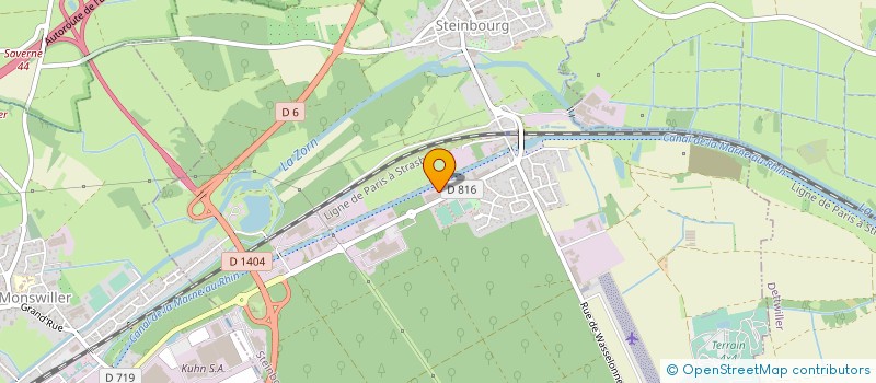 localisation de l'entreprise L EVENTAIL  MONSWILLER