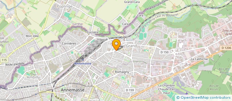 localisation de l'entreprise L EVENTAIL à VILLE-LA-GRAND