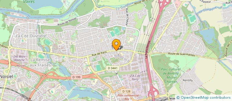 localisation de l'entreprise L'EVENTAIL FLEURI à TORCY