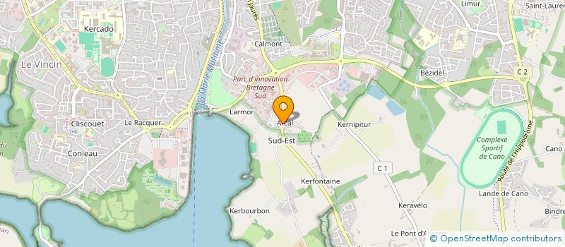 localisation de l'entreprise L EVENTS à VANNES
