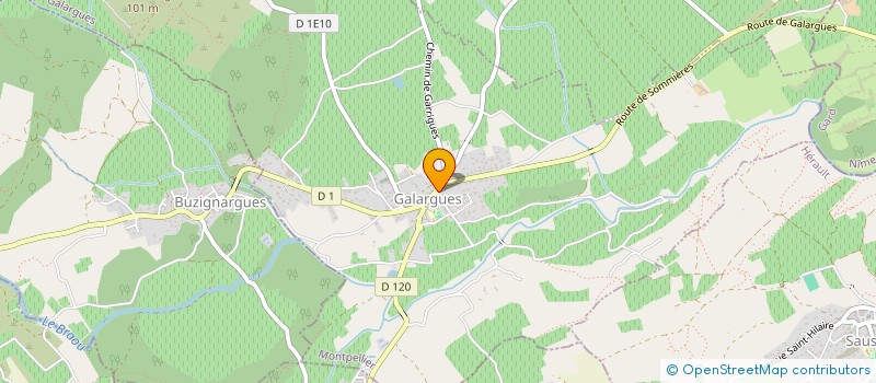 localisation de l'entreprise L-EVENTSPROD à GALARGUES