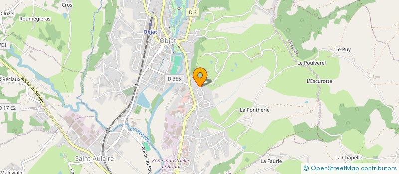 localisation de l'entreprise L'EVEQUE à OBJAT