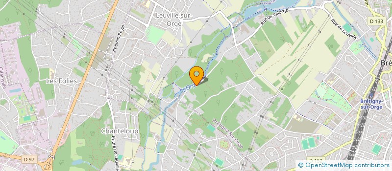 localisation de l'entreprise L'EVEREST à BRETIGNY-SUR-ORGE