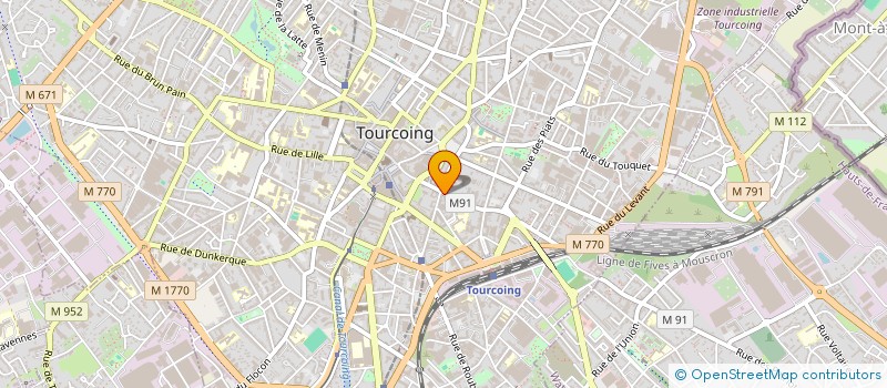 localisation de l'entreprise L'EVIDANSE  TOURCOING