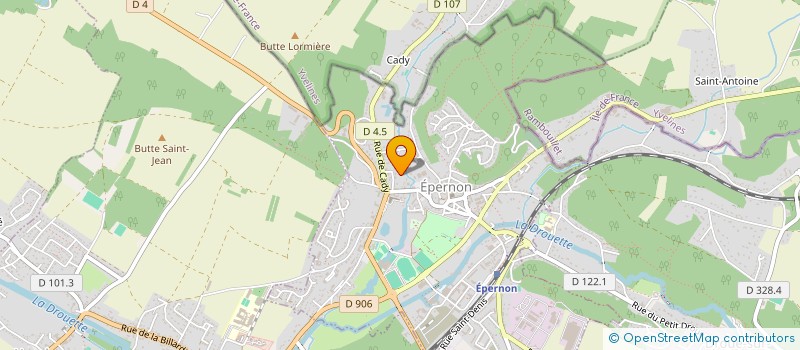 localisation de l'entreprise L'EVIDENCE à EPERNON