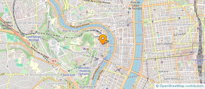 localisation de l'entreprise L'EVIDENCE à LYON