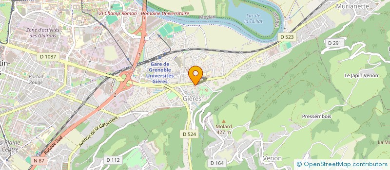 localisation de l'entreprise L'EVIDENCE à EYBENS