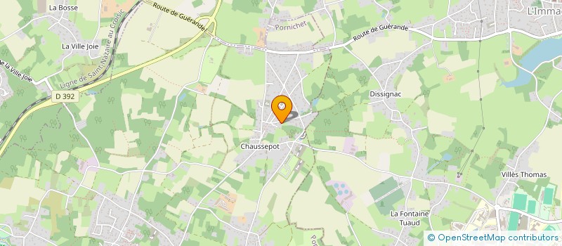 localisation de l'entreprise L'EVIDENCE à PORNICHET