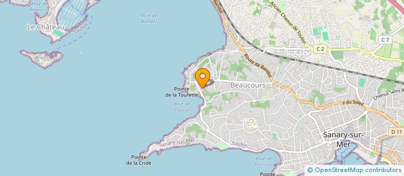 localisation de l'entreprise L'EVIDENCE à SANARY-SUR-MER
