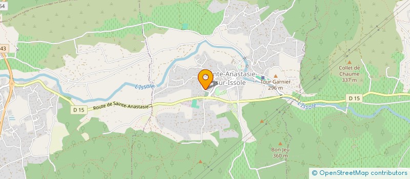 localisation de l'entreprise L'EVIDENCE à SAINTE-ANASTASIE-SUR-ISSOLE