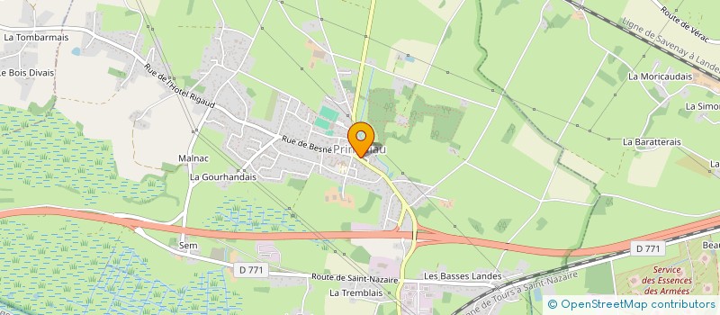 localisation de l'entreprise L'EVIDENCE  PRINQUIAU