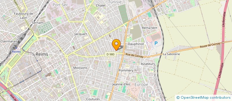 localisation de l'entreprise L'EVIDENCE  REIMS