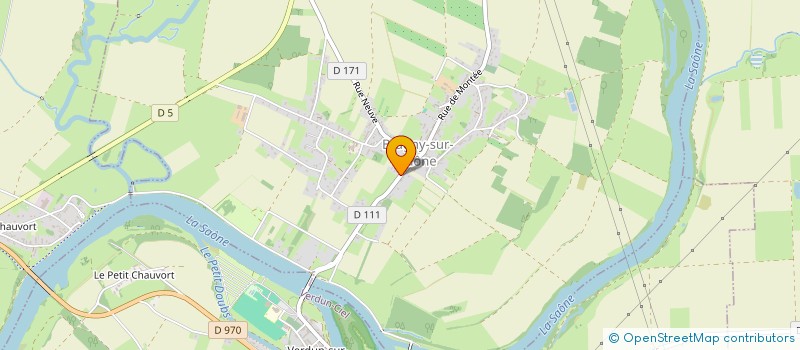 localisation de l'entreprise L'EVIDENCE  BRAGNY-SUR-SAONE