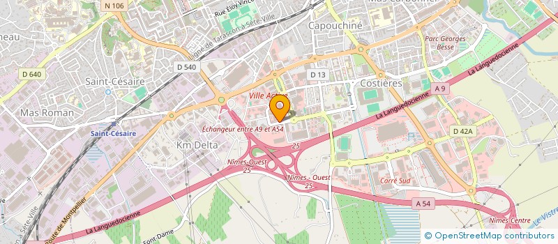 localisation de l'entreprise L'EVIDENCE GASTRO  NIMES