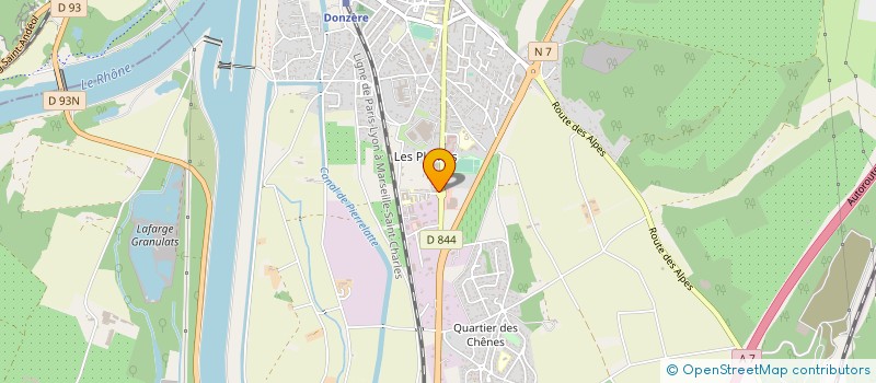 localisation de l'entreprise L'EVIDENCE GOURMANDE à DONZERE