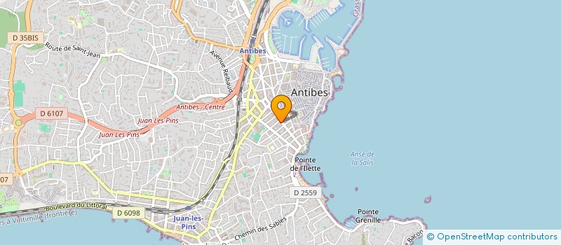 localisation de l'entreprise L'EVOLUTION à ANTIBES
