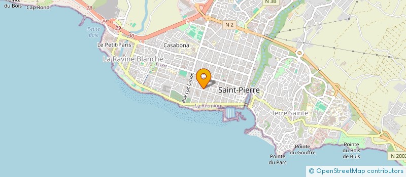 localisation de l'entreprise L'EXAL-THE à SAINT-PIERRE