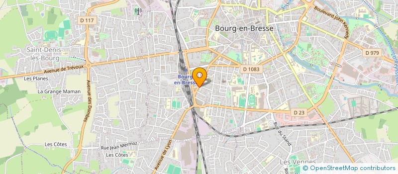 localisation de l'entreprise L'EXCALIBUR  BOURG-EN-BRESSE