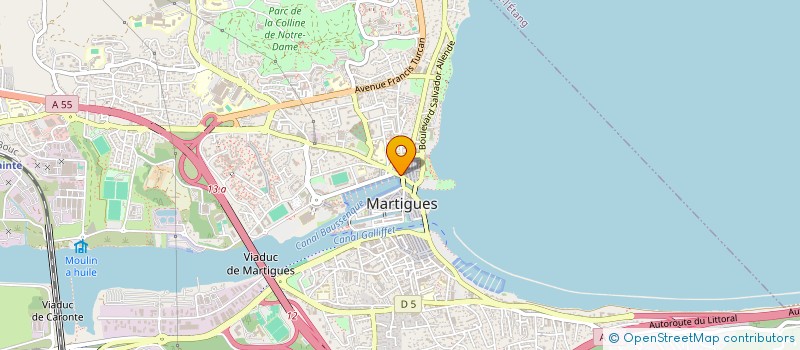 localisation de l'entreprise L'EXCALIBUR à MARTIGUES