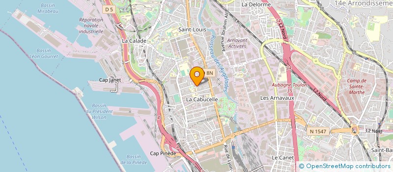 localisation de l'entreprise L'EXCELLENCE 13 à MARSEILLE