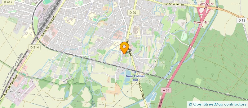 localisation de l'entreprise L'EXCELLENCE à COLMAR