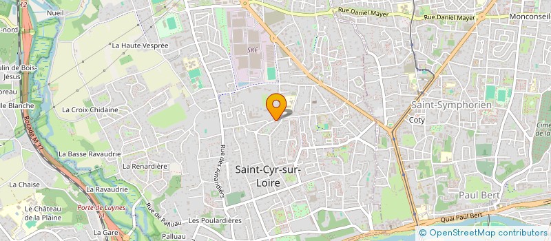 localisation de l'entreprise L'EXCELLENCE D'AGNES à SAINT-CYR-SUR-LOIRE