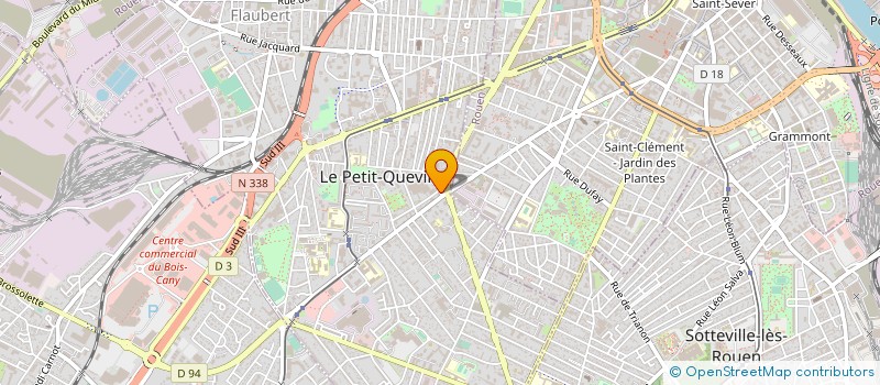 localisation de l'entreprise L'EXCELLENCE DE ROUEN à LE PETIT-QUEVILLY