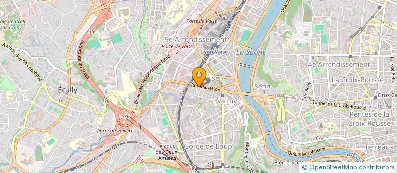 localisation de l'entreprise L'EXCELLENCE MARIETTON à LYON