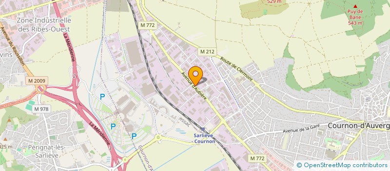 localisation de l'entreprise L EXCELLENCE OCC AUTO à COURNON-D'AUVERGNE