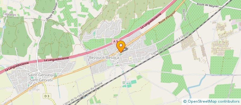 localisation de l'entreprise L'EXCLAFADOU  BEZOUCE