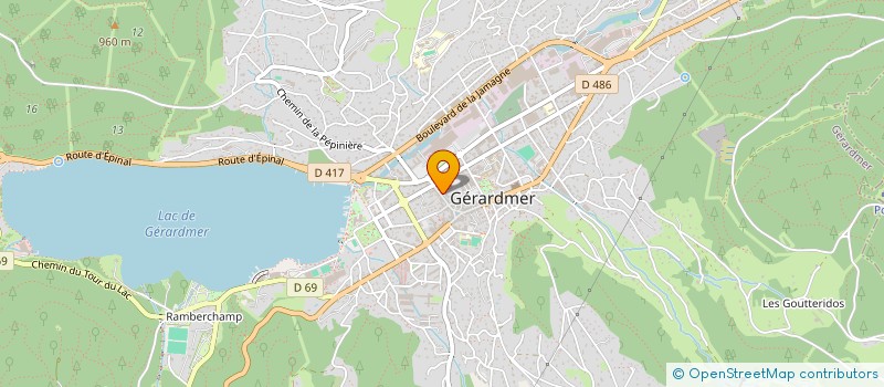 localisation de l'entreprise L'EXCUSE 2 à GERARDMER