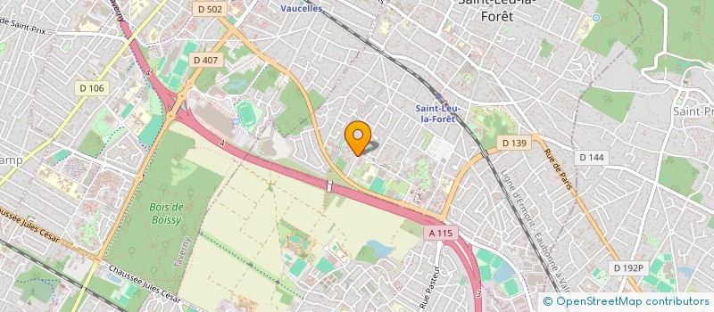 localisation de l'entreprise L'EXCUSE ROYALE  SAINT-LEU-LA-FORET