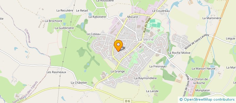localisation de l'entreprise L'EXCUSE VERRIAISE à CHANVERRIE