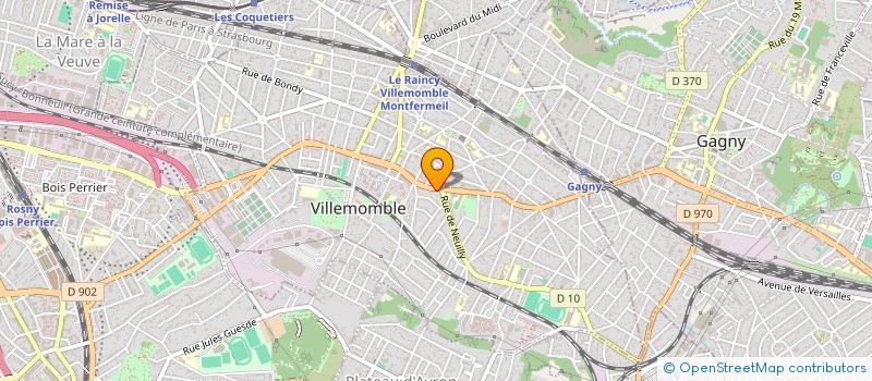 localisation de l'entreprise L' EXE à VILLEMOMBLE