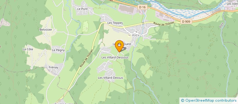 localisation de l'entreprise L'EXODUS  TALLOIRES-MONTMIN