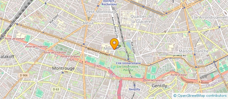 localisation de l'entreprise L'EXORDE  PARIS