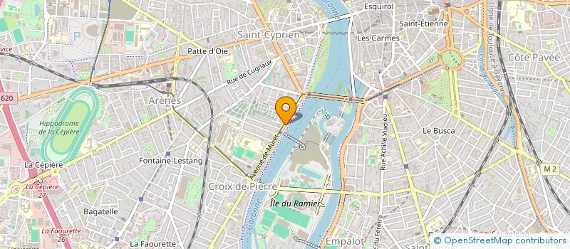 localisation de l'entreprise L'EXORSYSTEM à TOULOUSE