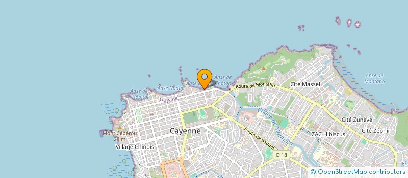 localisation de l'entreprise L'EXOTICA PARADISE GUYANE  CAYENNE