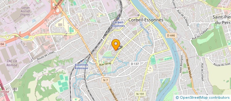 localisation de l'entreprise L'EXOTIK à CORBEIL ESSONNES